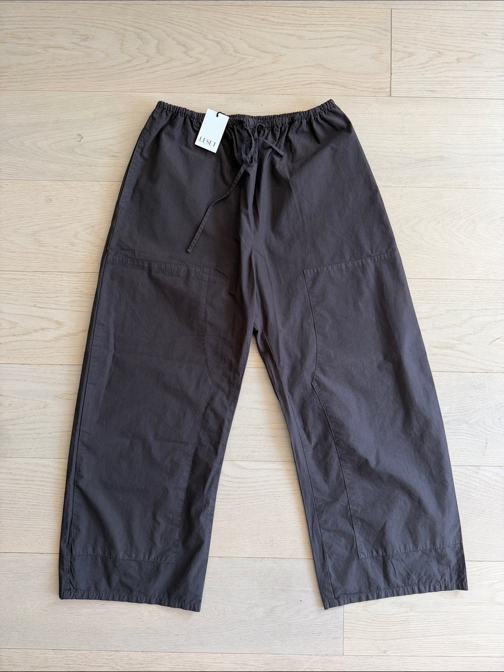 LESET Kyoto Carpenter Pant — Chocolate (L)